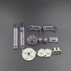 For GBA Full Set Replacement Buttons With Conductive Rubber Pads Game Boy Advance Repair Parts Multiple Colors