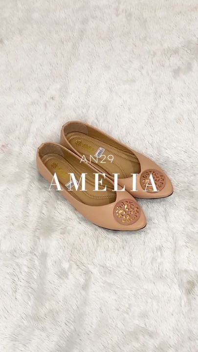 Andas Andis - Sepatu Flatshoes Wanita Flat Shoes Pansus Kerja Amelia