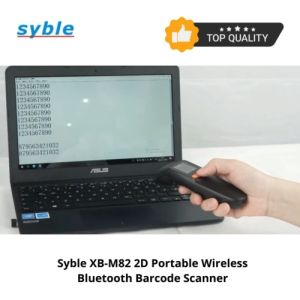 Syble XB-M82 2D Portable Wireless Bluetooth Barcode Scanner