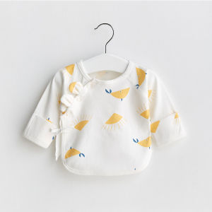 เสื้อผ้าเด็ก Ji Qimeng: ชุดชั้นในผ้าฝ้ายแท้ระบายอากาศสําหรับใช้ในบ้านสําหรับทารกแรกเกิดและทารกเหมาะสําหรับฤดูใบไม้ผลิฤดูใบไม้ร่วงฤดูหนาว