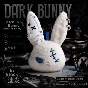 DIANSHIFANG | Dark Rabbit Design Fashion Keychain  Bag Charm