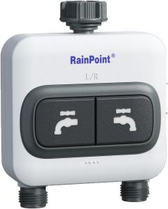 2 Zone Smart WiFi Water Timer For GardenWatering By Litre And TimeAutomatic Irrigation Sprinkler Watering Timer IP54
