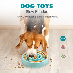 PS-426 ชามอาหารสัตว์เลี้ยง พลาสติก ป้องกันการสำลัก 🐶🐱