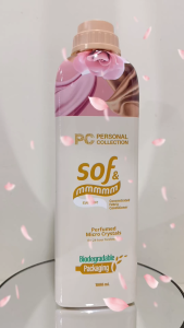 Sof & mmmmm Evermore Concentrated Fabric Conditioner 1000 mL Fragrance Household Crystals Vanilla Pabango Scented