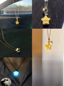 Cheng Xinghui Smiling Little Star Cute Necklace Womens Exclusive Design High-End Pendant Style Fashionable Jewelry Accessory