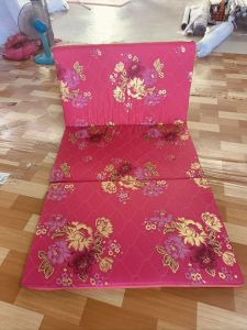 ที่นอนยางพีอี 3 ฟุต 3พับ หนา 1.5 นิ้ว จัดเก็บง่าย เบา ไม่ยุบ แข็ง แน่น