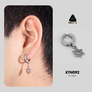 Khuyên Tai Nam Không Cần Bấm Lỗ GIÁ 1 CHIẾC Horizon Khuyên Tai Kẹp Nhiều Lựa Chọn chữ thập ngôi sao