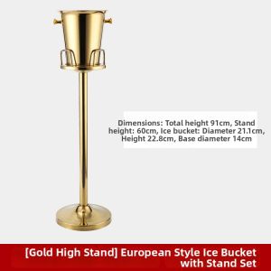 MOLORE | Luxurious Stainless Steel Wine and Champagne Cooler Stand