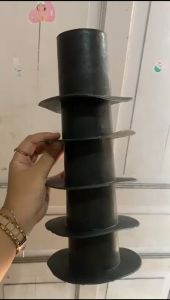 CORONG TALANG PLASTIK HITAM / UKURAN 2" 2 1/2" 3" 4" / CORONG TALANG AIR