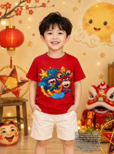 Áo Thun Trung Thu Cho Bé  Rước Đèn Vui Hội Trăng Rằm Cho Bé Trai Bé Gái 6kg-30kg.AL68