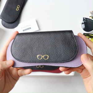 Bao Da Đựng Mắt Kính PINK OHARA Otis Da Bò Thật