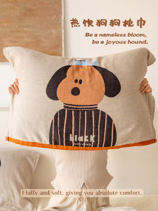 Pure Cotton Dog Pillow Towel Cloth Sweat Absorbent Anti-Head Oil Full Cotton Non-Slip Pair New Style Pillow Pad Towel for Children