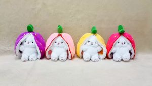 Boneka Reversible Rabbit Fruits: Boneka Rabbit Fruits 2in1 Ukuran S