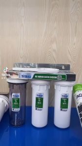 Hệ Thống Lọc Nước Tinh Khiết Không Dùng Điện (Bộ Lọc Nước Sinh Hoạt 10 inch 3 Cấp Cao Cấp Kết Hợp Màng UF) Đủ Phụ Kiện