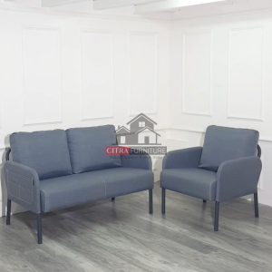 WIGO Sofa Minimalis 21 Seater Industrial Series | Sofa 21 Dudukan Knock Down