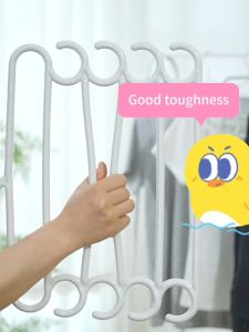 5 Layers Plastic Multi-Functional Gallus Pants Trousers Tie Bras Storage Rack Hanger