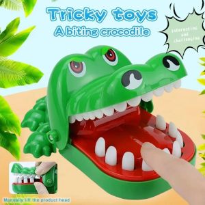 Crocodile Teeth Toys Alligator Biting Finger Dentist Classic Family Games Party Pranks Childrens Lucky Game