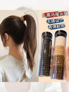 Durable Elastic Hair Ties for Women High Ponytail Hair Bands Korean Style Fashionable Hair Accessories Pink Empress Brand