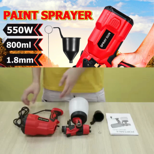 BERGARANSI AFABEITA Alat Pistol Spray Gun Cat Semprot Professional Dinding Mobil 1.8mm 800ml 550W