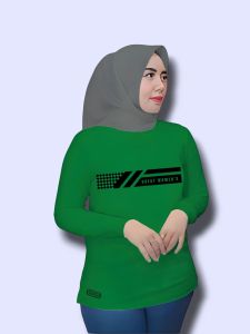 Kaos Senam Atasan Olahraga Wanita muslimah trandy Kaos Aerobic baju olahraga lari kaos sport women