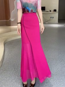 MANMI | Elegant Slim Fit Fish Tail Dress Long