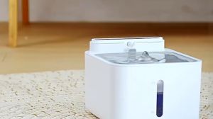 GOOLOO Stainless Wireless Pet Water Fountain 4L Cat Water Fountain Automatic Drinking Dispenser for Cats