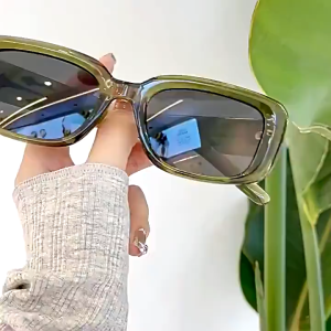 แว่นตากันแดด แว่นตาY2K สไตล์ยุโรปเมกา ฮิปฮอป ป้องกัน UV400 สไตล์แฟชั่น แว่นตากันแดด วัสดุคุณภาพ