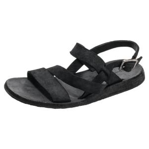 dreambox | Washed Horse Leather Flat Sandals Outdoor Comfort for Driving