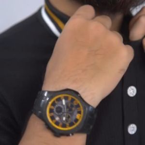 ZONKAS Baju Polo Pria & Kaos Kerah Pria Waffle Knit