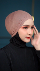 อินเนอร์คลุมผมใส่ก่อนคลุมหรือสวมหัวฮิญาบสำเร็จ สวมใส่ง่าย ใส่สบาย ใส่เพื่อปกปิดเส้นผม NER98