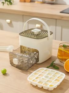 ที่ทำน้ำแข็ง 2ชั้น/48ช่อง ถาดทำน้ำแข็ง แบบใหม่ ที่ตักน้ำแข็ง กล่องน้ำแข็ง แม่พิมพ์ทำน้ำแข็ง ถาดน