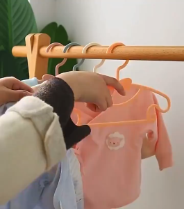 Baby Hanger Kids Clothes Hanger Rack Etractable Hanger Non-Slip Hanger For Baby