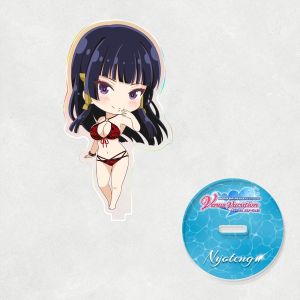 DOAXVV Dead Or Alive Venus Vacation 10cm แผ่นดิสก์ไลท์รูปตัวละครการ์ตูน งานฝีมือพิเศษ วัสดุ PVC