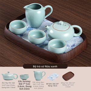 PUQI | Bộ Trà Gốm Cao Cấp