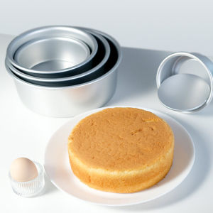 Round Cake Pan 4 / 6 / 8 / 10 Inch Non-Stick Aluminum Alloy Baking Tray & Pans Cake Mould Removable Bottom DIY Leakproof Cakes Pastry Molds Round Cake Molder