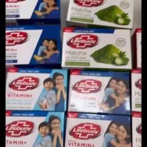 Xà Bông Cục Lifebuoy OK136 Matcha Khổ Qua Thiên Nhiên Bảo Vệ Vượt Trội Dưỡng Ẩm Bạc Hà Mát Lạnh 90g / 125g