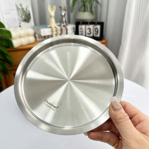 Universal round Cover 18/10 Stainless Steel Flat Lid Food Preservation Kitchen Cooking Utensils Chockmen Brand