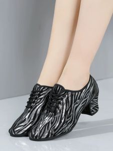 New Square Dance Shoes Womens Soft Bottom Dancing Shoes Ballroom Dance National Standard Dance Modern Dancing Shoes Sailor Dance Latin Dance Shoes