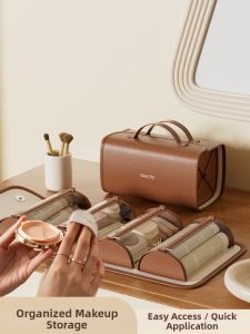 LUOCHENG | Sectioned Spacious Portable Cosmetic Storage Bag