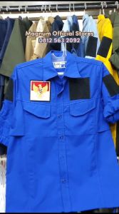 Kemeja Tactical S - 5XL Logo IMI BONUS FREE 3 Emblem Patch Prepet Perekat Velkro Army