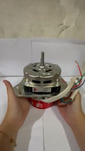 DINAMO SPIN NO.42 MESIN CUCI Q10 80 WAT KAKI 3 GULUNGAN TEMBAGA BODY SILVER HIGH QUALITY No.42