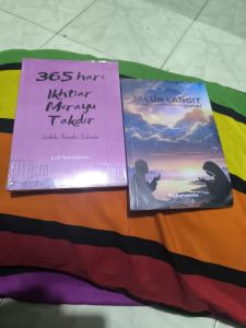 paket 2 buku JALUR LANGIT JOURNAL dan 365 hari IKHTIAR MERAYU TAKDIR JODOH REZEKI SUKSES