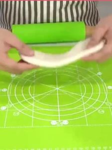 VK Non-Stick Wooden Handle Silicone Rolling Pin Pastry Dough Kitchen Baking Cooking Baking Tools Local Delivery
