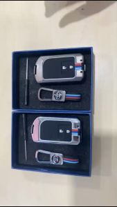 Casing Metal Elegant Kunci Remote Toyota Yaris 2 Tombol