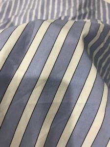 vải kate sọc xanh biển_( khổ 1m4) co dãn may đầm váy áo sơ mi vv