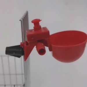 5pc/set Alat Minum Burung Ayam Puyuh Unggas Poultry Nipel Mangkok Fefarm