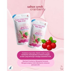 SABUN kwalitas mantap...!!!! isi 3 pcs ~SABUN SEREH CRUNBERRY LEBIH ISTIMEWA SABUN BPOM free foampembersih muka noob