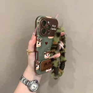 Sup&LV | Soft Anti-Shock Leather Phone Case for iPhone 17 Pro Max 16 Pro 15 Plus 14 13