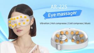 Eye Massager with Vibration and Cooling Rechargeable Eye Care Device Acupoint Eye Massage Machine for Dry Eyes Puffiness