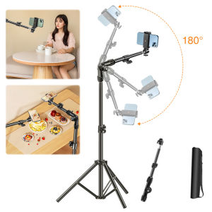 Adjustable Tripod Boom Arm for Stand Extend to 170cm Portable Light Stand Boom Arm Holder for Photography